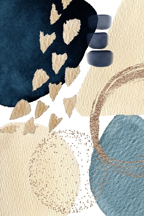 Sally Ann Moss Plakát, Obraz - Blue Beauty-2, Sally Ann Moss, 26.7 × 40 cm