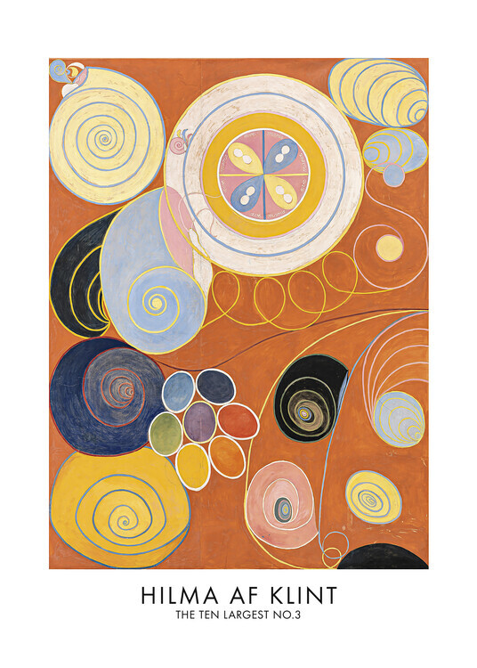 Hilma Af Klint Plakát, Obraz - The Ten Largest No.3 Poster, Hilma Af Klint, 30 × 40 cm