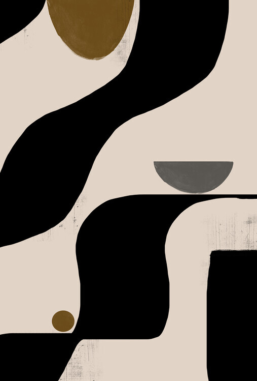 THE MIUUS STUDIO Plakát, Obraz - Fluid Geometrics, THE MIUUS STUDIO, 26.7 × 40 cm