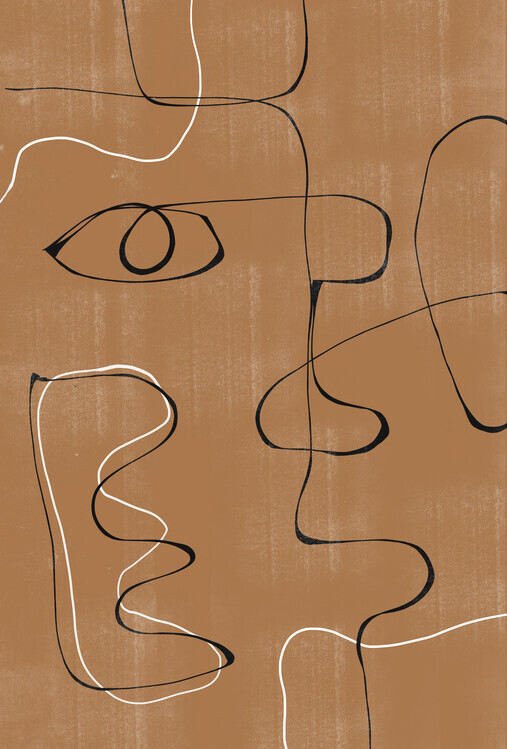 THE MIUUS STUDIO Plakát, Obraz - Whimsical Lines, THE MIUUS STUDIO, 26.7 × 40 cm