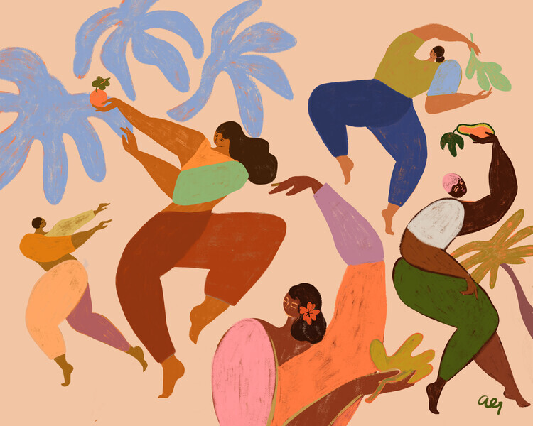 Arty Guava Plakát, Obraz - Dance Dance, Arty Guava, 40 × 30 cm