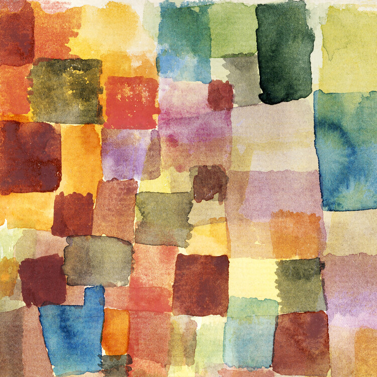 Paul Klee Plakát, Obraz - Untitle 1914, Paul Klee, 40 × 40 cm