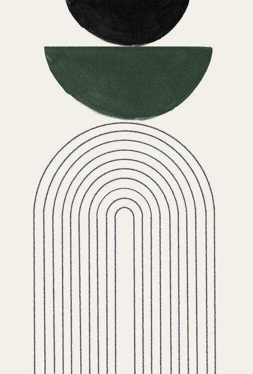 THE MIUUS STUDIO Plakát, Obraz - Arched Geometry, THE MIUUS STUDIO, 26.7 × 40 cm