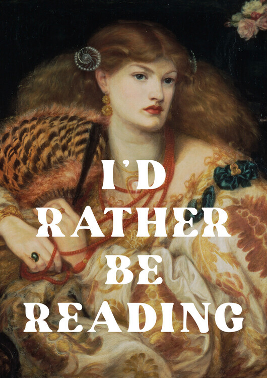 Talitha McQueen Plakát, Obraz - Book lover, Talitha McQueen, 30 × 40 cm