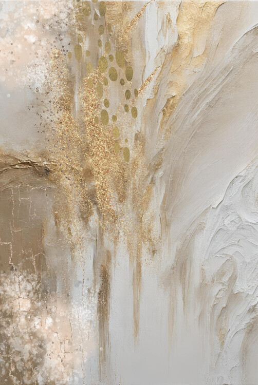 Sally Ann Moss Plakát, Obraz - Golden marble, Sally Ann Moss, 26.7 × 40 cm