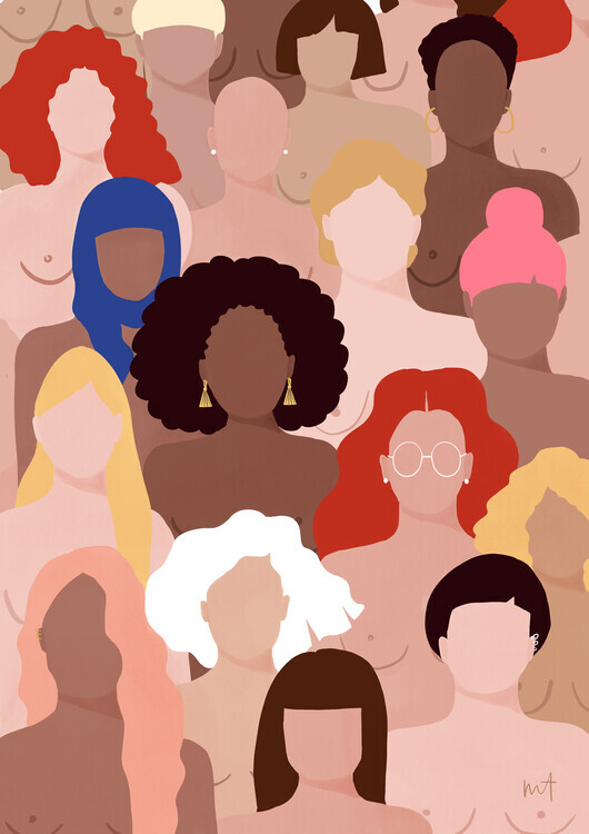 Maja Tomljanovic Plakát, Obraz - Who run the world, Maja Tomljanovic, 30 × 40 cm