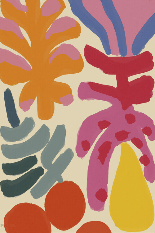 Treechild Plakát, Obraz - Vivid Bloom Essence, Treechild, 26.7 × 40 cm