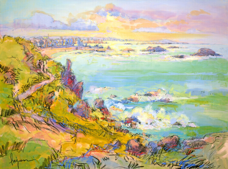 Dorothy Fagan Plakát, Obraz - West View, Dorothy Fagan, 40 × 30 cm