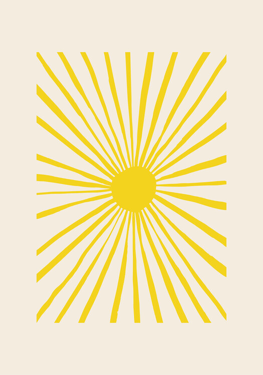 Pictufy Studio Plakát, Obraz - The Sun, Pictufy Studio, 26.7 × 40 cm