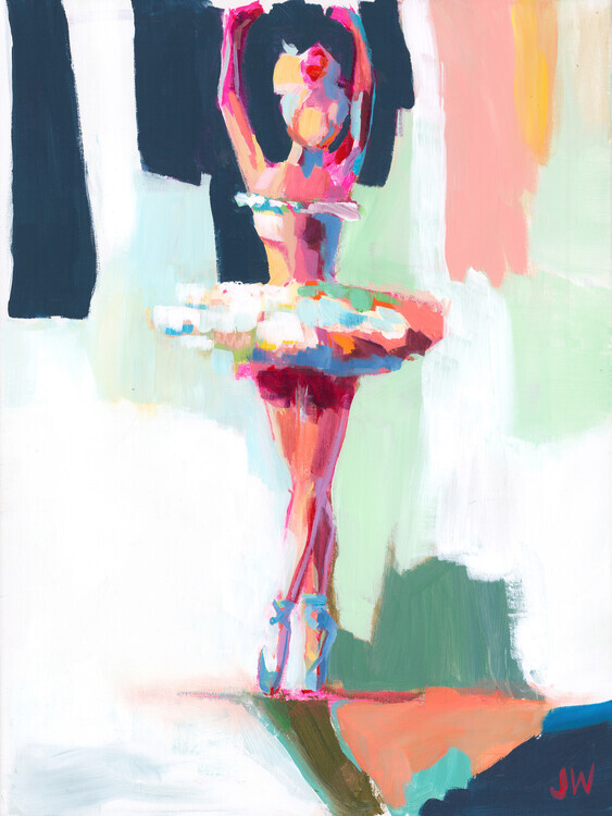Jenny Westenhofer Plakát, Obraz - Ballerina, Jenny Westenhofer, 30 × 40 cm