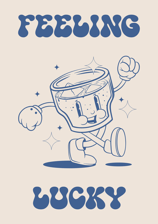 Alina Shulhouskaya Plakát, Obraz - Feeling Lucky, Alina Shulhouskaya, 30 × 40 cm