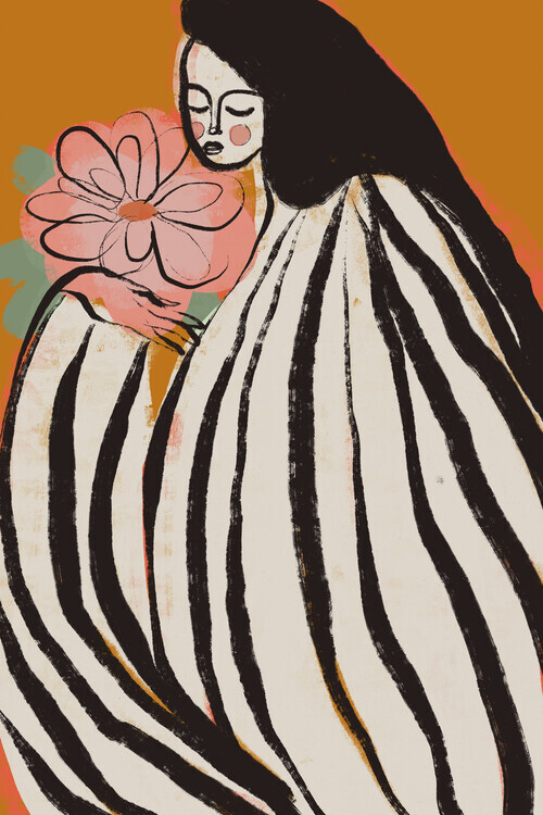 Treechild Plakát, Obraz - Striped Serenity, Treechild, 26.7 × 40 cm