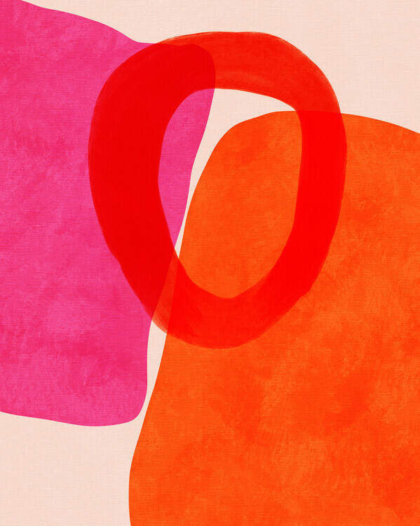 Ana Rut Bre Plakát, Obraz - Painted Lines 5 Kopie, Ana Rut Bre, 30 × 40 cm