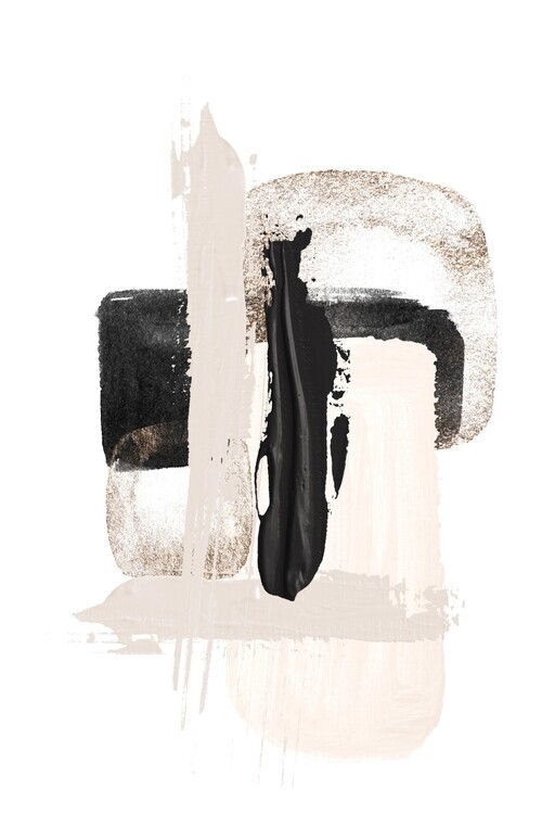 Sally Ann Moss Plakát, Obraz - Brush Strokes-2, Sally Ann Moss, 26.7 × 40 cm