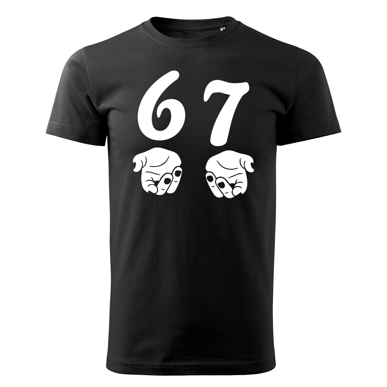 Europosters Tričko Six Seven - 67 hands, Pánské, Regular, S