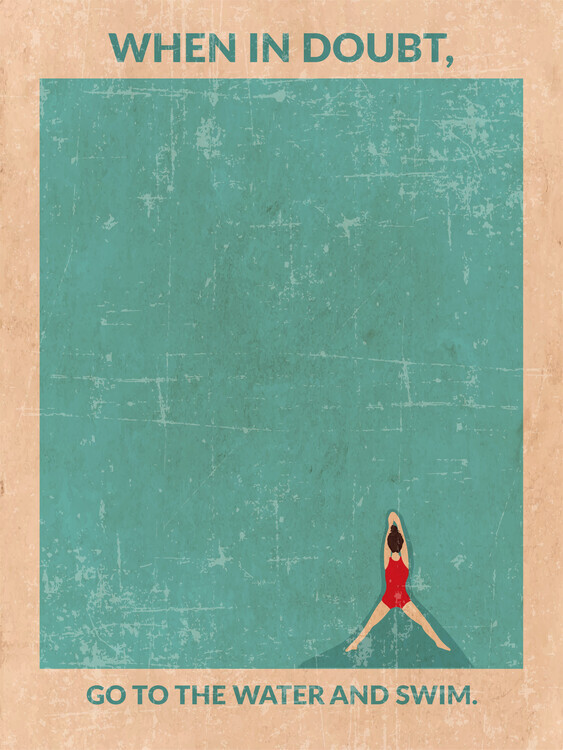 WallChart Art Studio Plakát, Obraz - Open Water Standard Wall Art, WallChart Art Studio, 30 × 40 cm