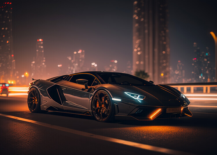 autor Plakát, Obraz - Lamborghini sportcar, 40 × 30 cm