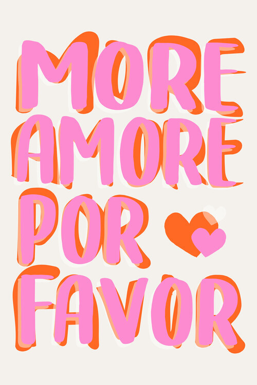 autor Plakát, Obraz - Malou Studio - Popart - More Amore Por Favor, 26.7 × 40 cm