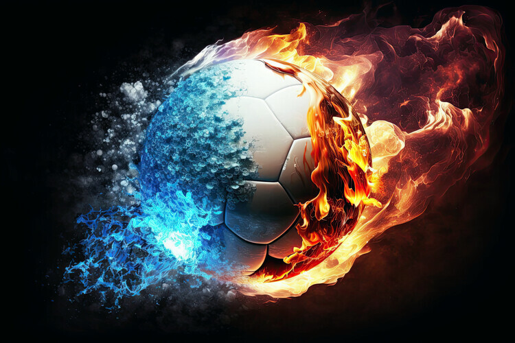 autor Plakát, Obraz - soccer, 40 × 26.7 cm