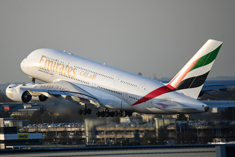 autor Plakát, Obraz - A380 pulling up, 40 × 26.7 cm