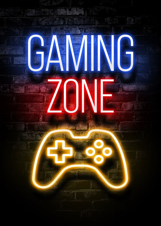 autor Plakát, Obraz - Gaming Zone, 30 × 40 cm