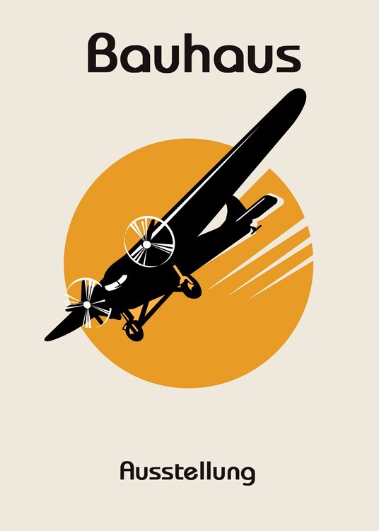 autor Plakát, Obraz - Bauhaus Poster, 30 × 40 cm