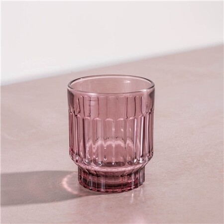 Sklenička v růžové barvě 300ml