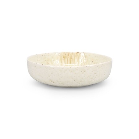 Strukturovaná salátová mísa s jemnou glazurou