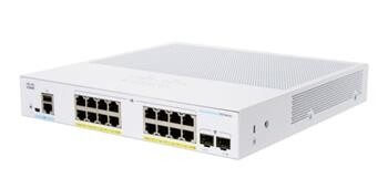 Cisco CBS250-16P-2G-EU, 16xGbE, 2xSFP, PoE+, 120W - REFRESH