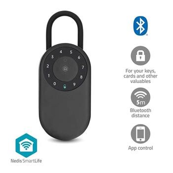 Nedis BTHKB11BK Smart trezor na klíče