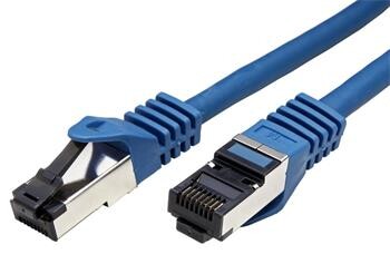 S/FTP patchkabel kat. 8, LSOH, 1m, modrý