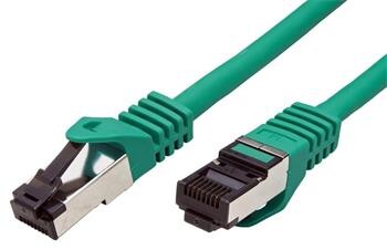 S/FTP patchkabel kat. 8, LSOH, 1m, zelený