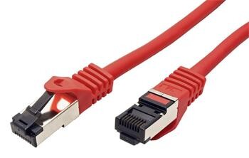S/FTP patchkabel kat. 8, LSOH, 1m, červený
