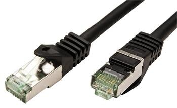 S/FTP patchkabel kat. 8.1, LSOH, 5m, černý