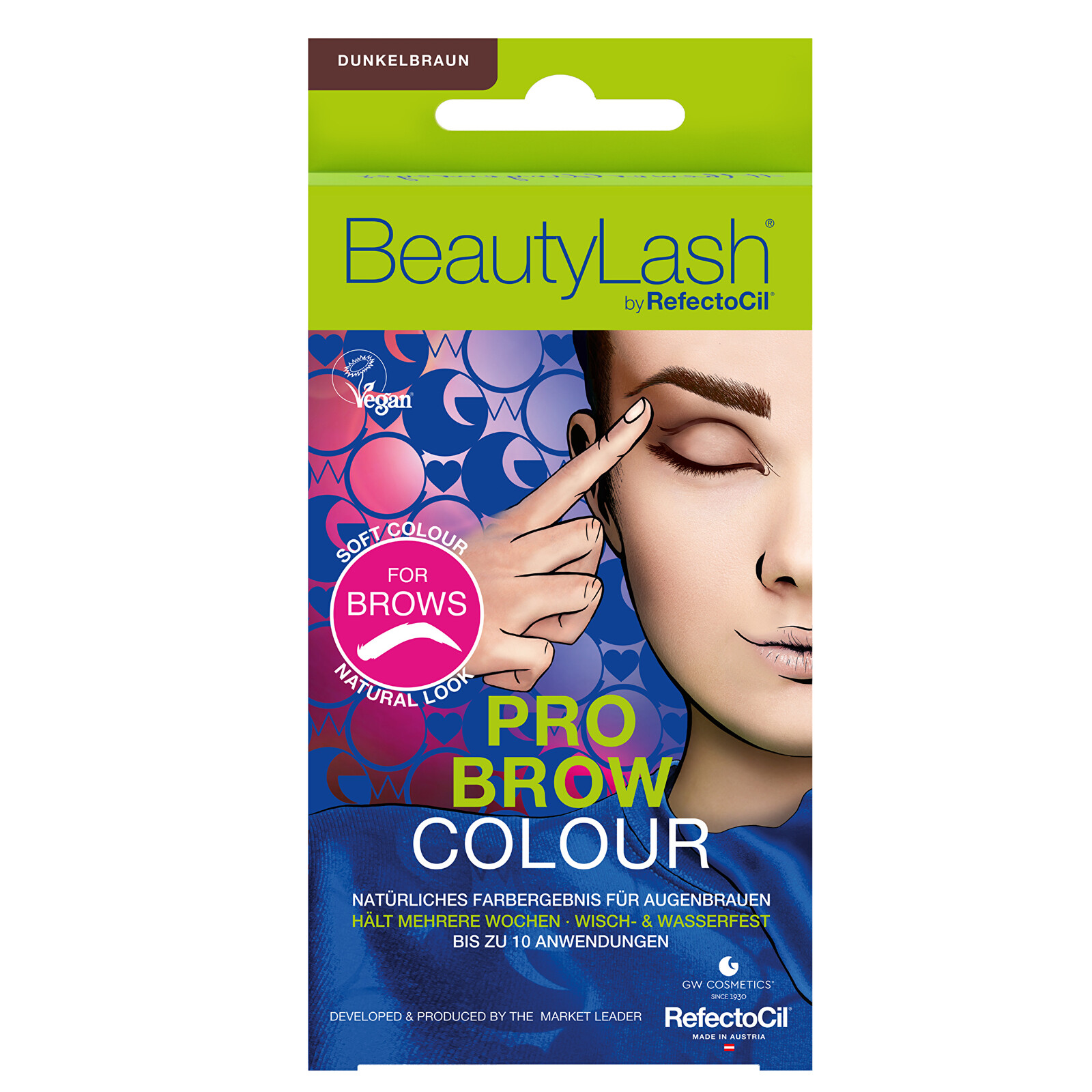 Refectocil Sada pro barvení obočí Pro Brow Colour 7 ml Dark Brown