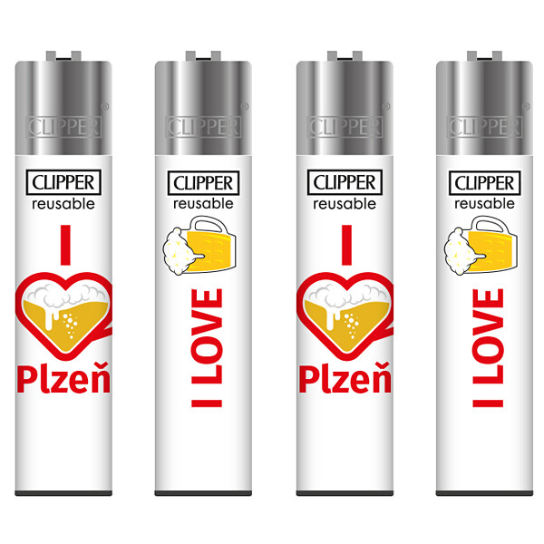Zapalovač Clipper CP11RH I love Plzeň