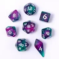 HYMGHO RPG Dice Set Jesters Cloak (8)