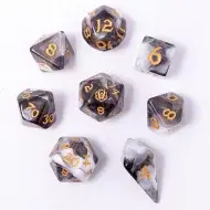 HYMGHO RPG Dice Set Wraith Shadow (8)