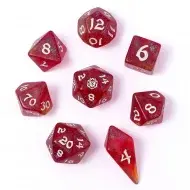 HYMGHO RPG Dice Set Infernal Spark (8)