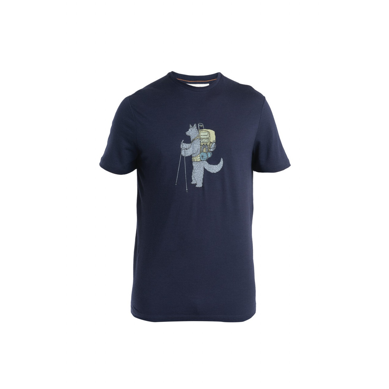 Pánské triko Icebreaker Men Merino 150 Tech Lite SS Tee Tech Head Velikost: L / Barva: tmavě modrá