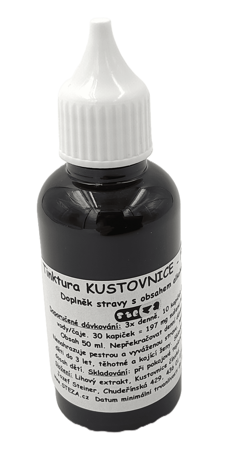 STEZA - Tinktura Kustovnice - FORTE 50 ml.