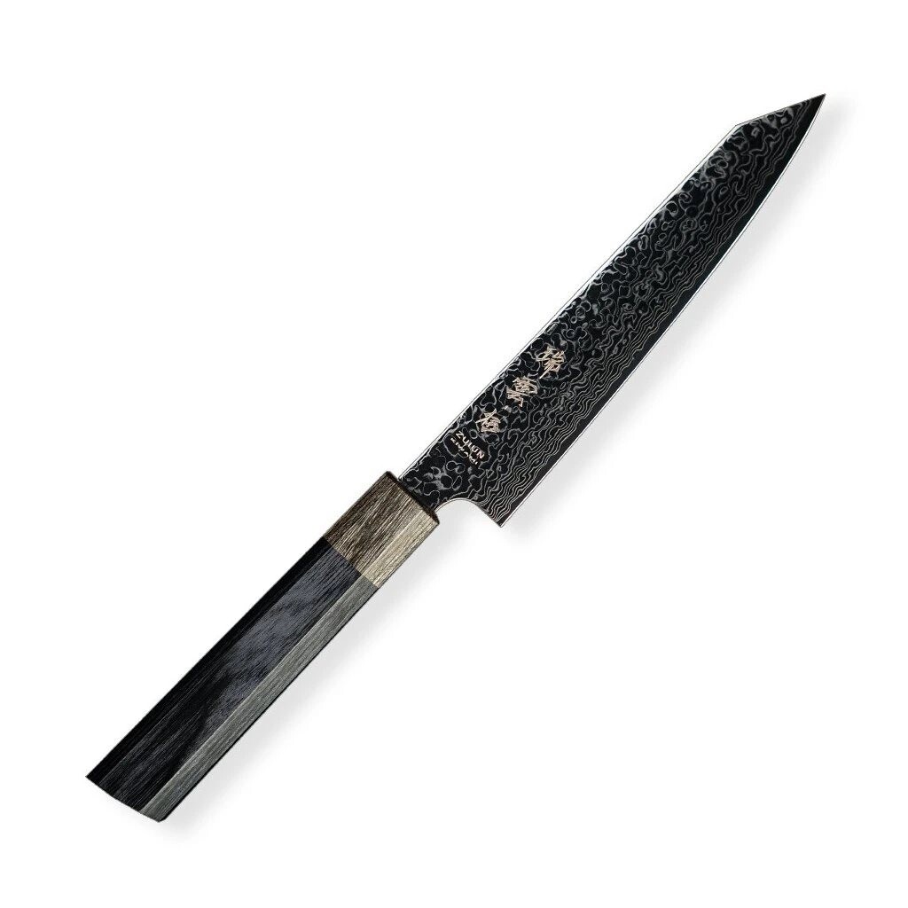 Japonský nůž PETTY KANETSUGU ZUIUN KIWAMI 15 cm, černá, Dellinger