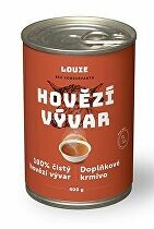 Louie Dog konz. Hovězí vývar 400g 3 + 1 ZDARMA