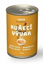 Louie Dog konz. Kuřecí vývar 400g 3 + 1 ZDARMA