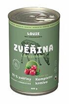 Louie Dog konz. Zvěřina s brusinkami a prebiotiky 400g 3 + 1 ZDARMA