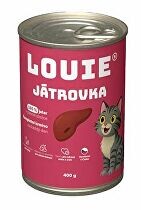 Louie Cat konz. Játrovka s prebiotiky 400g 3 + 1 ZDARMA