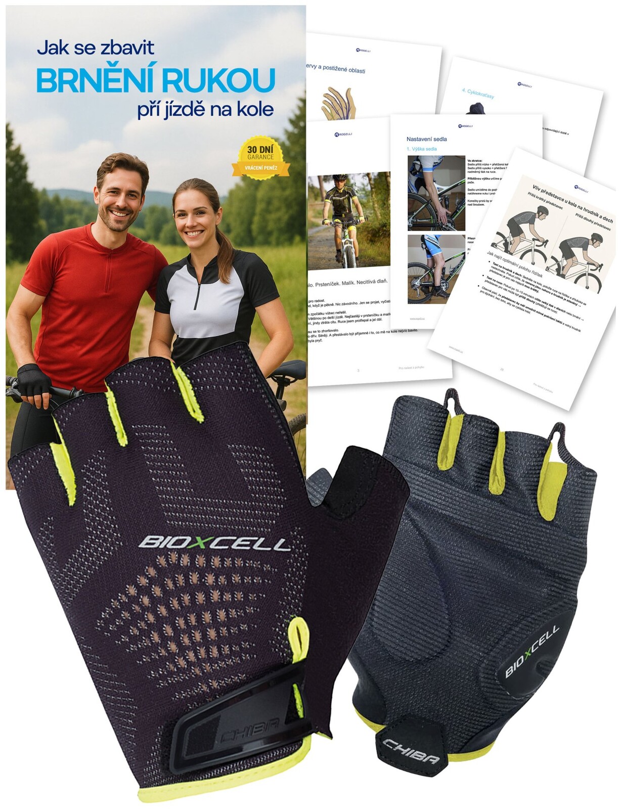 Sada proti brnění bukou - PDF kniha 71 stran + Bioxcell Super Fly 3D, černo-reflexní