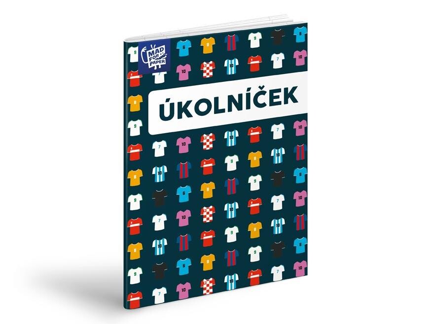 MFP 7501691 Úkolníček A6 Fotbal dresy