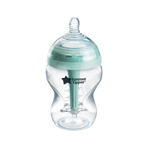 Tommee Tippee ADVANCED ANTI-COLIC Samosterilizační Kojenecká Lahev  Pomalý Průtok 260 ml 0m+ - II. jakost