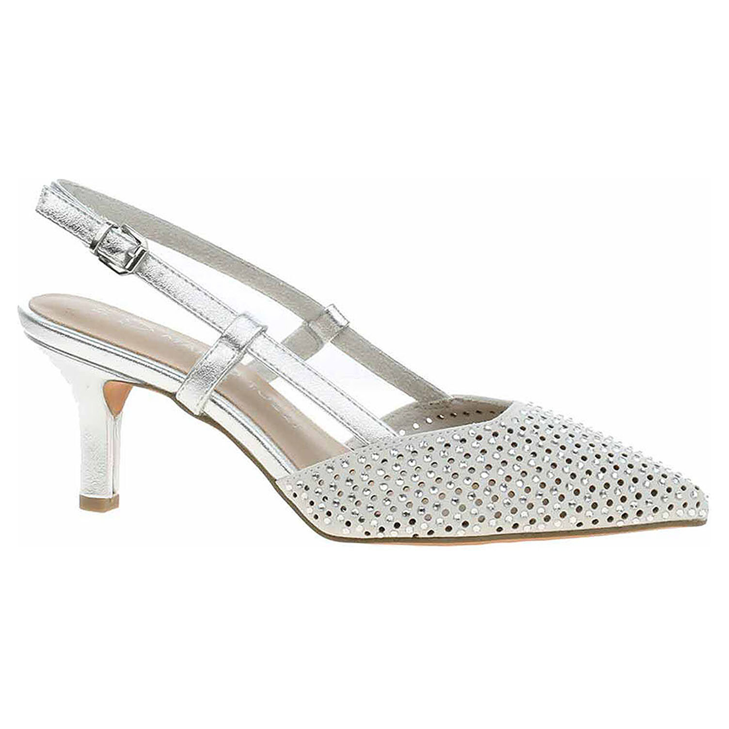 Ecco Dámská společenská obuv Marco Tozzi 2-29667-46 silver 22901828